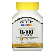 21st Century, B-100 Complex, Prolonged Release, 60 Tablets