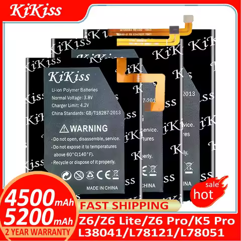 KiKiss Battery for Lenovo Z6/Z6 Lite/Z6Pro/Z6 Pro/K5 Pro/L38041/L78121/L78051 Batterij + Track NO