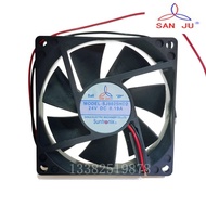 SJ8025HD1 Taiwan SJ8025HD2 8025 DC12V 24V Ball Cooling Fan Fan
