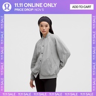 lululemon Womens Scuba Oversized Varsity Jacket - Plush