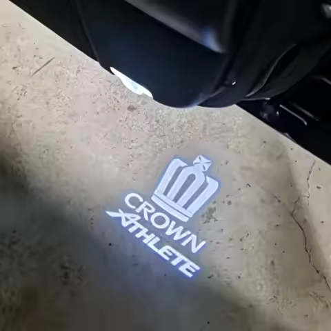 LED Car Door Welcome Logo Night Light Courtesy Lamp For Toyota Crown JZS171 JZS171W JZX175 JZX171 GR