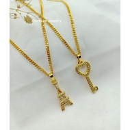 Emas Sadur 24k Necklace +Pendent Viral 💥 HARGA BORONG
