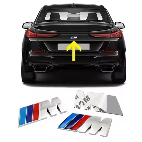 1pcs ABS Car Trunk Rear Emblem Sticker Automotive Goods For Bmw M 3 5 7 Series e46 e90 e60 Z4 X1 X2 
