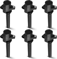 6PCS Ignition Coil Pack Compatible with Ford Escape Five Hundred Freestyle Taurus Mazda Tribute Merc