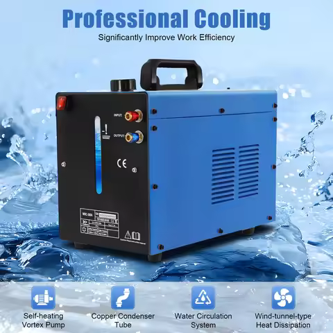 TIG Welder Water Cooler,10L Welder Cooling Water Tank,TIG Welder Torch Water Cooling Machine System,