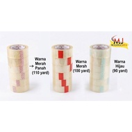 Duct Tape 2 Inch 45mm x 90/ 100/ 110 Yards - Strong, Not Easy to Break, and Transparent