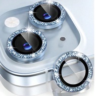 3 miếng phim bảo vệ ống kính máy ảnh tương thích với LPhone 16, 15, 14, 13, 12, 11, vỏ bọc vòng kim