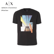 AX Armani Exchange เสื้อยืดผู้ชาย รุ่น AX 6RZTHQ ZJBYZ1200 - สีดำ