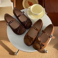 Mary Jane Round Toe Shoes For Women Vintage Style Flat Bow Details Ballet Mary Jane Shoes Mary Jane 