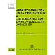 AKTA PENGANGKUTAN JALAN 1987 (AKTA 333) & (AKTA 334) HINGGA 15hb JANUARI 2024