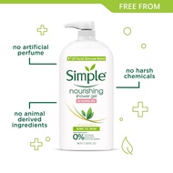 SIMPLE Kind To Skin Nourishing Shower Gel - 750 mL/1 Liter(SENSITIVE SKIN)