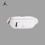 NIKE JORDAN 耐克AJ腰包男女运动胸包户外跑步手机收纳包 纯白色 8/20(37x13x9cm)