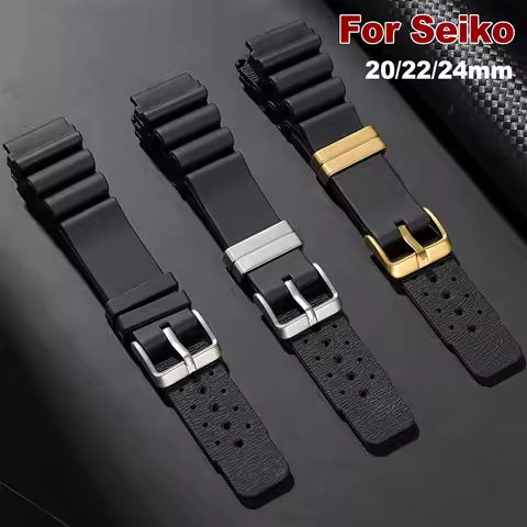 Silicone Watch Strap 20mm 22mm 24mm ND Limits Diver Rubber Watch Band for Seiko for Citizen for Prom