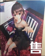 不起眼女主角培育法 加藤惠 晚禮服特大掛軸 L150cm x W110cm