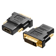 HDMI to DVI Adapter,  Bi-Directional DVI Male to HDMI Female Converter, 1080P DVI to HDMI Conveter, 