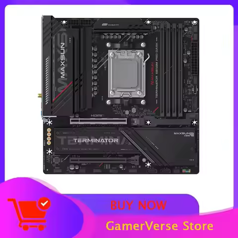 MAXSUN B850M PRO DARK WIFI PC Motherboard Set Kit with AMD Ryzen 5 9600X CPU B850/AM5 socket Pcie5.0
