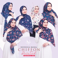 MERDEKA BAWAL CHIFFON BIDANG 60"🎀MERDEKA 2022 🎀