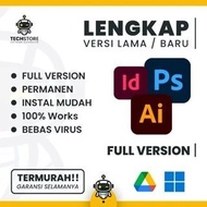 Photoshop / Illustrator / Indesign 2025 - 2018Full Version Lifetime | Windows