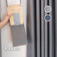 Ins.Fabric Euro Curtain Blackout curtain 50-80% Free Alter tinggi 2025 baru arrival langsir murah