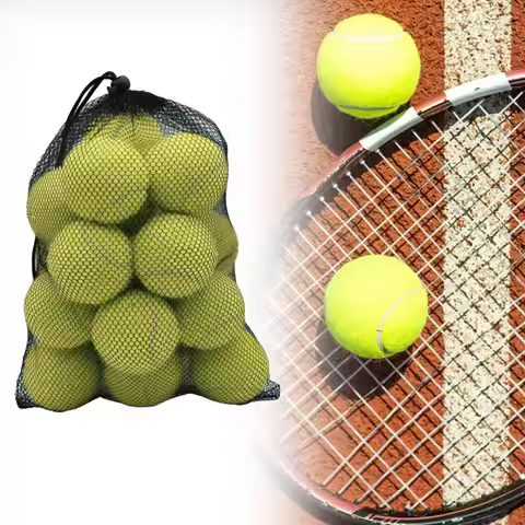 Tennis Balls for Training 20pcs Rubber Felt Outdoor Tennis Practice Balls for Kids and Pet Dogs