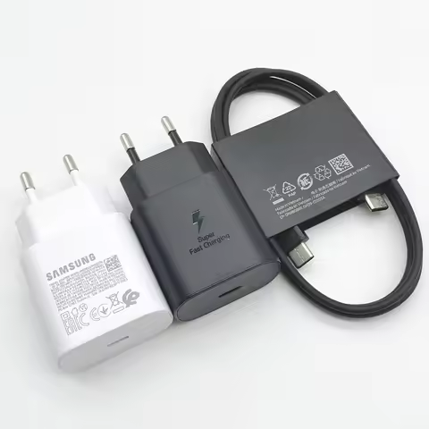 Samsung PD 25W Charger Super Fast Charging Adapter 1M USB-C Cable For Galaxy Z Flip Fold 7 6 5 4 3 S