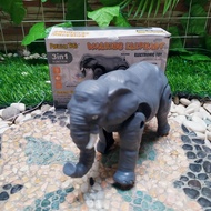 Mainan Gajah Mammoth Bisa Berjalan Bersuara Mainan Hewan Gajah Purba Mammoth anak