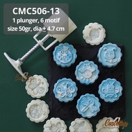 Mooncake Mold 50gr CMC506-13 Pia Snowskin Mochi Nastar Moon Cake
