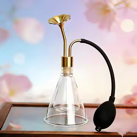 Auaozo Coffee Aroma Bottle Display Jar, Borosilicate Glass Coffee Beans Storage Canister For Barista