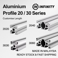 [Customize Length] Aluminium Profile 2020 2040 3030 3060 For Standard