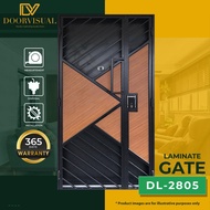 Laminate Gate – DL-2805 | Laminate  Metal Gate For HDB / CONDO / BTO / LANDED HOUSE FLATS