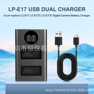 LC-E17 LP-E17 Dual Rechargeable Battery Charger Suitable for Canon 850D 8D M3 M5 M6 2D