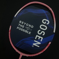 GOSEN Glow V1 (Pink) 5UG6 Badminton Racket - 100% Original (Ready Stock)