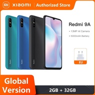 ทุกรุ่น9A Xiaomi Redmi 2GB RAM 32กิ๊กกะไบต์รอมสมาร์ทโฟนใหม่เอี่ยม MTK Helio โทรศัพท์ G25 Octa Core Redmi9a 32โทรศัพท์มือถือ