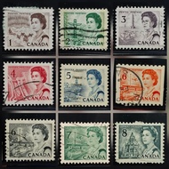 1967-73/Canada Queen Elizabeth II Centennial Set of 9 stamps/2