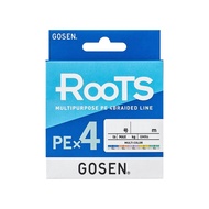 GOSEN Roots PE×4 Multicolor 200m 0.4号