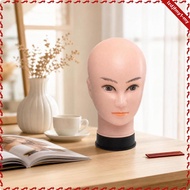 [leipupa] Hat Display Hard Mannequin Jet Base Display Bust 53CM Female Head