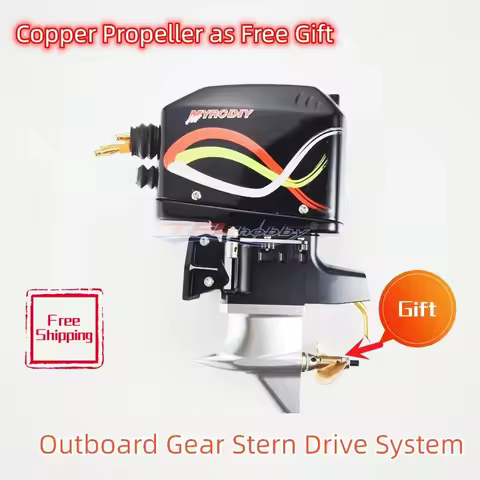 TFL Outboard Gear Stern Drive System / Boat Tail Machine w/ Gear Drive 3660 / 2075KV Motor with Prop