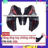 Găng tay đi phượt cảm ứng điện thoại găng tay motor găng tay nam + Tặng kèm găng tay chống nắng trị