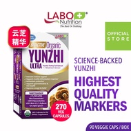 LABO Nutrition Bioactive Organic Yunzhi - Turkey Tail + 7 Mushroom Extracts for Intensive Immune Sup