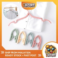 iHOME 1401 Foldable Travel Cloth Hanger Clothes Drying Rack with Anti-Slip Design Penyidai baju/tudu