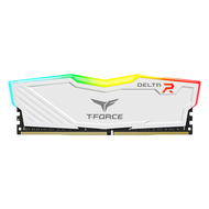 十銓 炫光RGB系列 T-Force Delta DDR4-3600 CL18 白色 32G 2個 1組