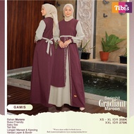 Baju Gamis Wanita Terbaru Nibras / Busana Muslimah Nibras/ Baju Syari Sarimbit Keluarga Nibras Gradiant Spesial diskon