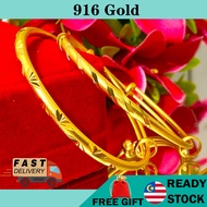 jewellery 916 emas korea bracelets charms fashion bracelet kid bracelet girl bracelet 金手鏈 916 Bracel