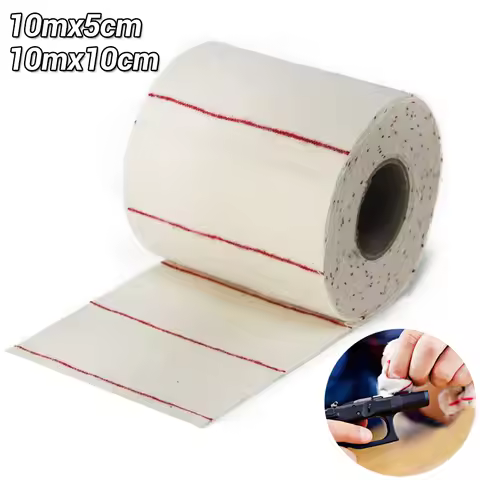 #10M Gun Cleaning Cloth Patches 5cm/10cm Wide DIY Cotton Cloth for Rifle Handgun Pistol Shotgun Hunt