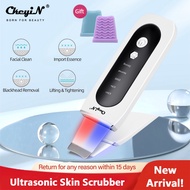 Ckeyin EMS Ultrasonic Skin Scrubber Peeling Blackhead Remover Ultrasonic Facial Pore Cleaner Exfolia