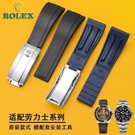 Rolex Original Watch Strap Silicone Yacht Famous Stone Daytona Green Black Water Ghost Explorer Gree