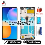 6.67 "Original สำหรับ Huawei P Smart 2021จอแสดงผล LCD Touch Screen Digitizer Assembly สำหรับ Huawei 