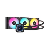 Corsair iCUE H150i Elite LCD XT Liquid CPU Cooler - IPS LCD Screen - Three AF120 RGB Elite Fans - 36