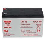 Yuasa NP7-12 VRLA lead acid battery 12v 7Ah