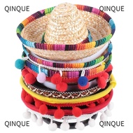 QINJUE Mexican Hat Colorful  Creative Sombrero Headbands